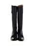 Hermès Solid Black Leather Riding Boots Size EU 37 1/2 - photo 2