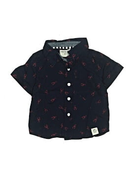 Free Planet Short Sleeve Button Down Shirt
