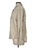 XCVI Metallic Tan Long Sleeve Button-Down Shirt Size M - photo 5
