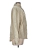 XCVI Metallic Tan Long Sleeve Button-Down Shirt Size M - photo 4