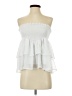 Shein 100% Polyester White Sleeveless Blouse Size 2 - photo 1