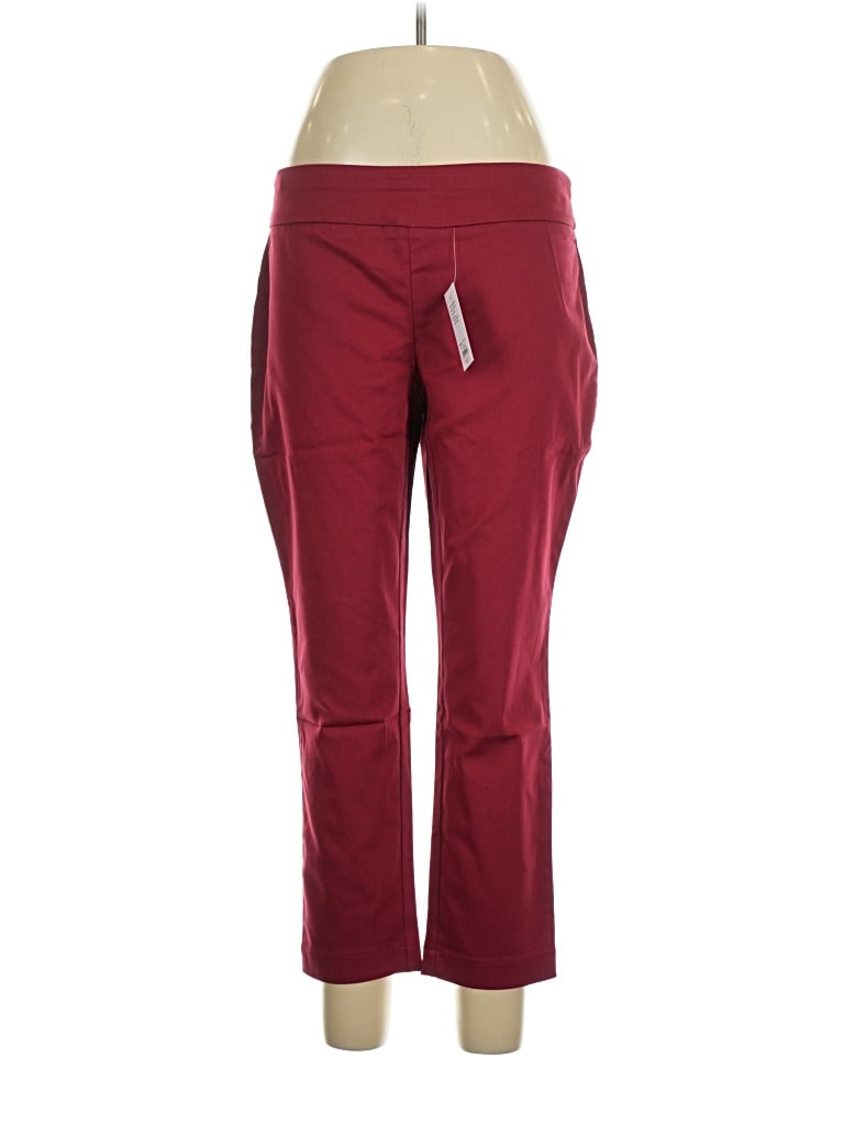 Croft & Barrow Active Pants In Burgundy