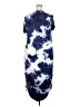 Lane Bryant 100% Polyester Tie-dye Blue Casual Dress Size 18 - 20 Plus - photo 2