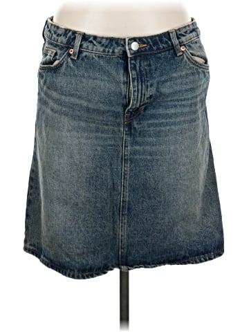 Monki Denim Skirt (view 1)