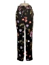 Express 100% Polyester Floral Black Casual Pants Size 0R - photo 1