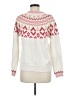 St. John's Bay Hearts White Pullover Sweater Size M - photo 2