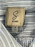 Sioni 100% Polyester Stripes Blue Long Sleeve Blouse Size S - photo 7