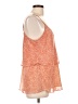 CAbi 100% Polyester Orange Sleeveless Blouse Size L - photo 4