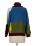 See By Chloé 100% Wool Color Block Blue Cardigan Size M - photo 2
