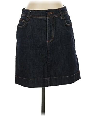 Garnet Hill Denim Skirt (view 1)