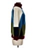 See By Chloé 100% Wool Color Block Blue Cardigan Size M - photo 5