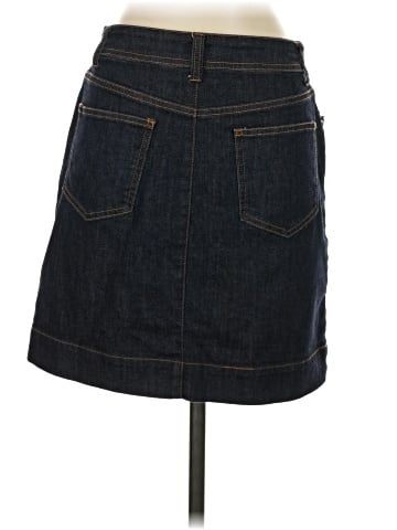 Garnet Hill Denim Skirt (view 2)