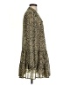 By Together 100% Polyester Animal Print Tan Casual Dress Size S - photo 4