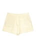 Zara Solid Yellow Shorts Size L - photo 1