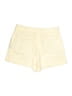 Zara Solid Yellow Shorts Size L - photo 2