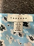 Topshop 100% Polyester Blue Short Sleeve Blouse Size 6 - photo 7