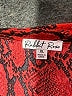 Rabbit Rose 100% Polyester Animal Print Red Long Sleeve Blouse Size XL - photo 7