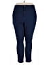 Meri Skye Solid Blue Jeggings Size 32 waist - photo 1
