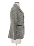 T Tahari Houndstooth Gray Blazer Size 2 - photo 4