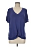W. by Wantable Blue Short Sleeve Top Size M - photo 1