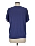 W. by Wantable Blue Short Sleeve Top Size M - photo 2