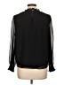 Calvin Klein 100% Polyester Black Long Sleeve Blouse Size L - photo 2