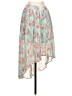 JOA Floral Teal Casual Skirt Size XS - photo 1