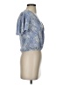 ASTR The Label 100% Polyester Blue Short Sleeve Blouse Size S - photo 4