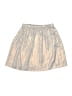 Crewcuts Outlet 100% Polyester Metallic Silver Skirt Size 8 - photo 2