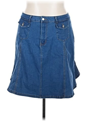 Shein Denim Skirt (view 1)
