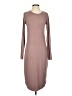 Assorted Brands Solid Brown Casual Dress Size S - photo 1