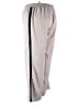 Fashion Nova 100% Polyester Stripes Silver Track Pants Size 2X - photo 2