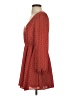 Forever 21 Polka Dots Red Casual Dress Size S - photo 5