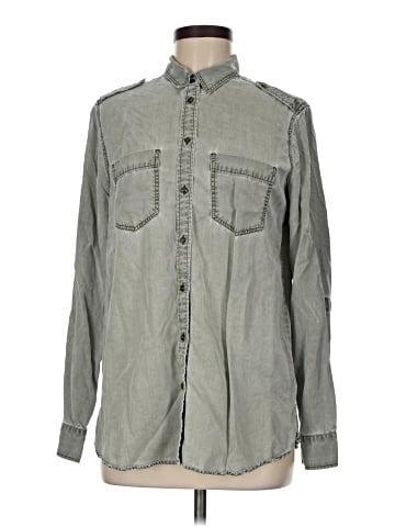 Express Long Sleeve Button-Down Shirt (view 1)