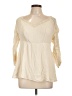 Torrid 100% Rayon Ivory 3/4 Sleeve Blouse Size Lg Plus (0) - photo 1