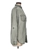 Express Solid Gray Long Sleeve Button-Down Shirt Size M - photo 4