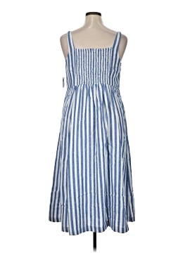 pink and blue striped dress Adree Striped Ruffle Accent Dress – RubyClaire Boutique