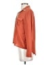 Timing 100% Polyester Color Block Orange Long Sleeve Blouse Size S - photo 5