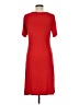 PREMISE Solid Red Casual Dress Size M - photo 2