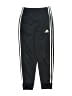 Adidas 100% Polyester Black Track Pants Size 8 - photo 1