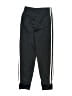 Adidas 100% Polyester Black Track Pants Size 8 - photo 2