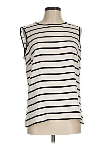 St. John Sleeveless Silk Top (view 1)