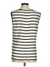 St. John Ivory Sleeveless Silk Top Size M - photo 2