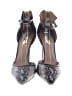 Halogen 100% Leather Gray Brown Heels Size 8 1/2 - photo 2