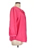 Elle Pink 3/4 Sleeve Blouse Size L - photo 4