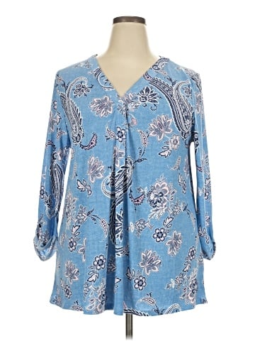 Amana 3/4 Sleeve Blouse (view 1)