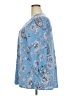 Amana Blue 3/4 Sleeve Blouse Size 3X - photo 5