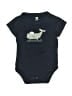 Hb 100% Cotton Blue Short Sleeve Onesie Size 9-12mo - photo 1