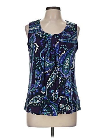 Anne Klein Sleeveless Blouse (view 1)