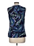 Anne Klein Blue Sleeveless Blouse Size M - photo 2